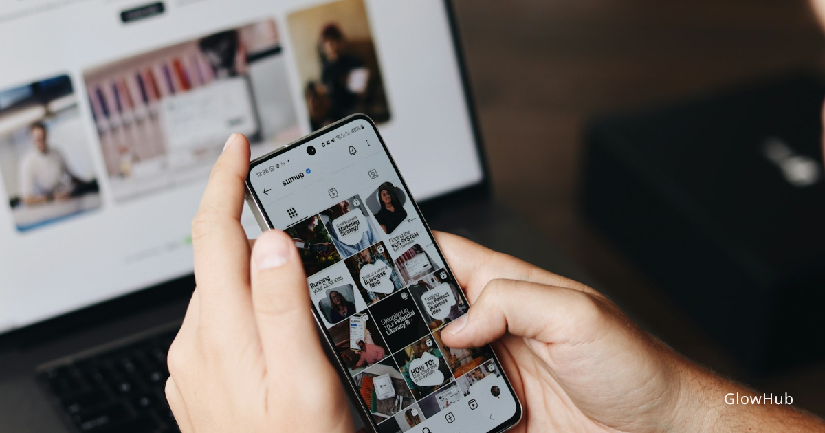 Salon partageant ses réalisations sur les réseaux sociaux