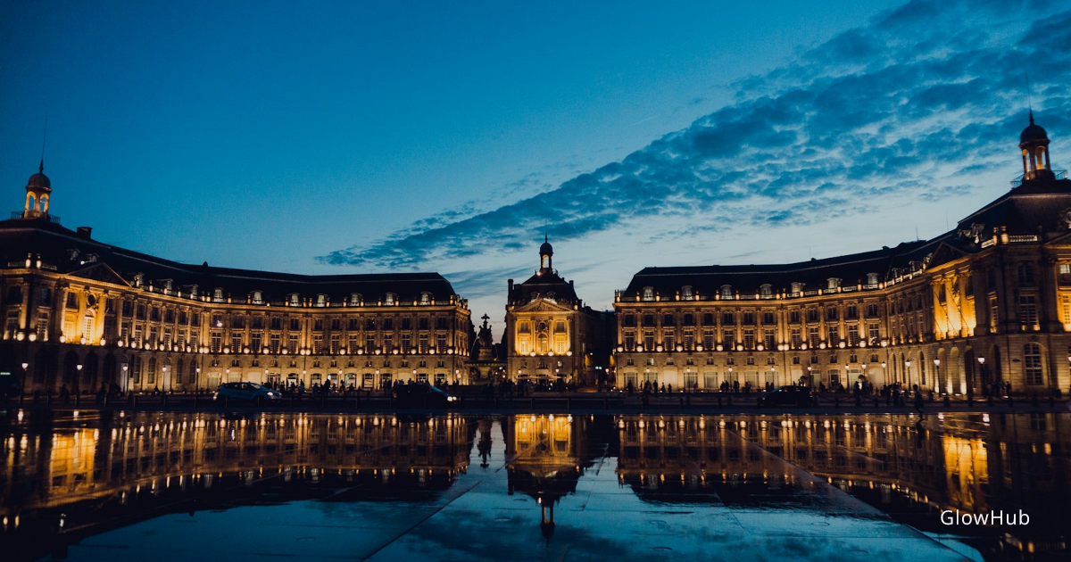 Place de la Bourse et miroir d’eau de Bordeaux